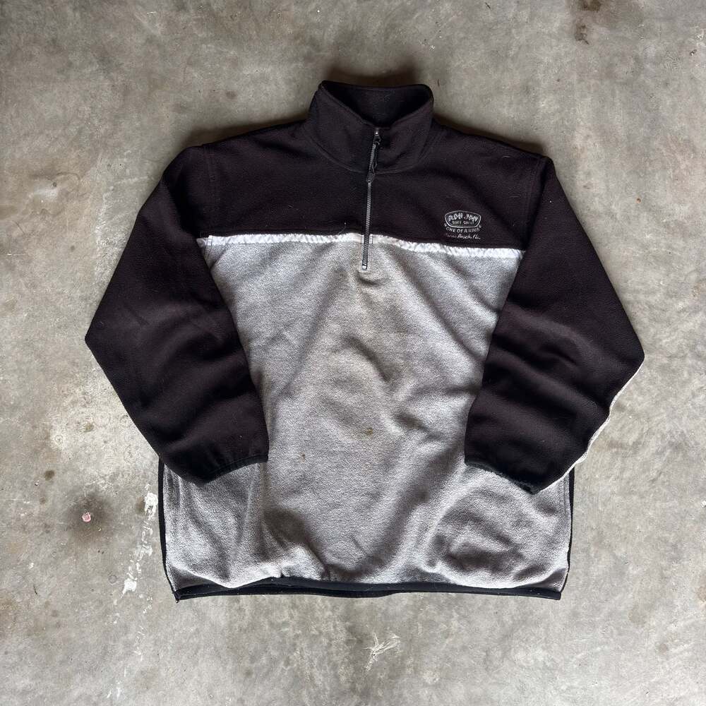 Vintage 90s Ron Jon Surf Shop Cocoa Beach Quarter Zip Fleece Pullover
